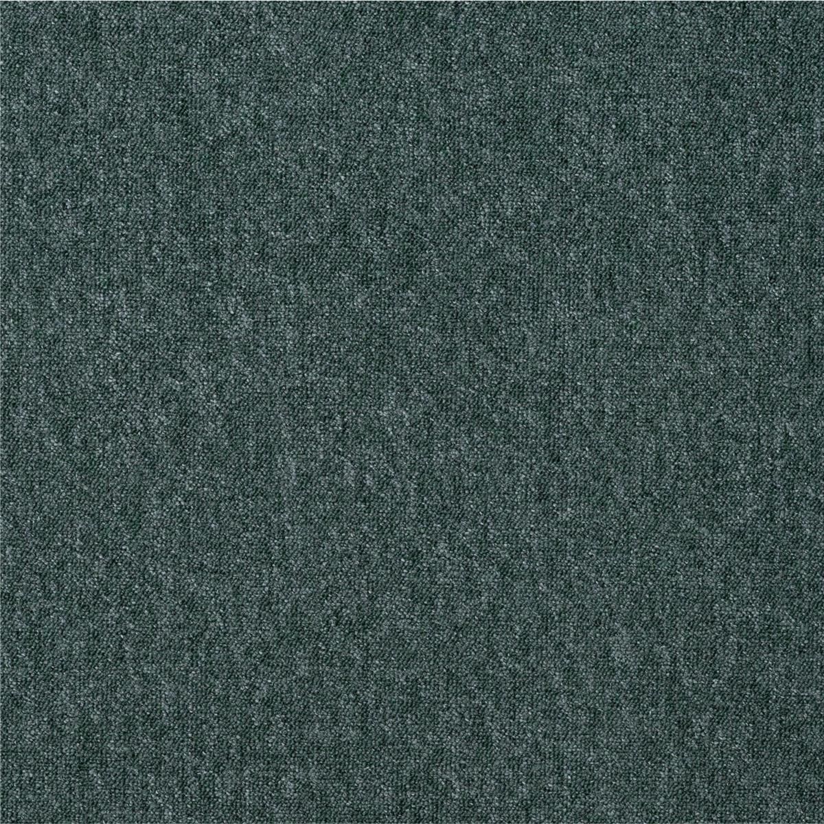 Teppichfliesen 50 x 50 cm NEAPEL SL Schlinge Grün 420 uni