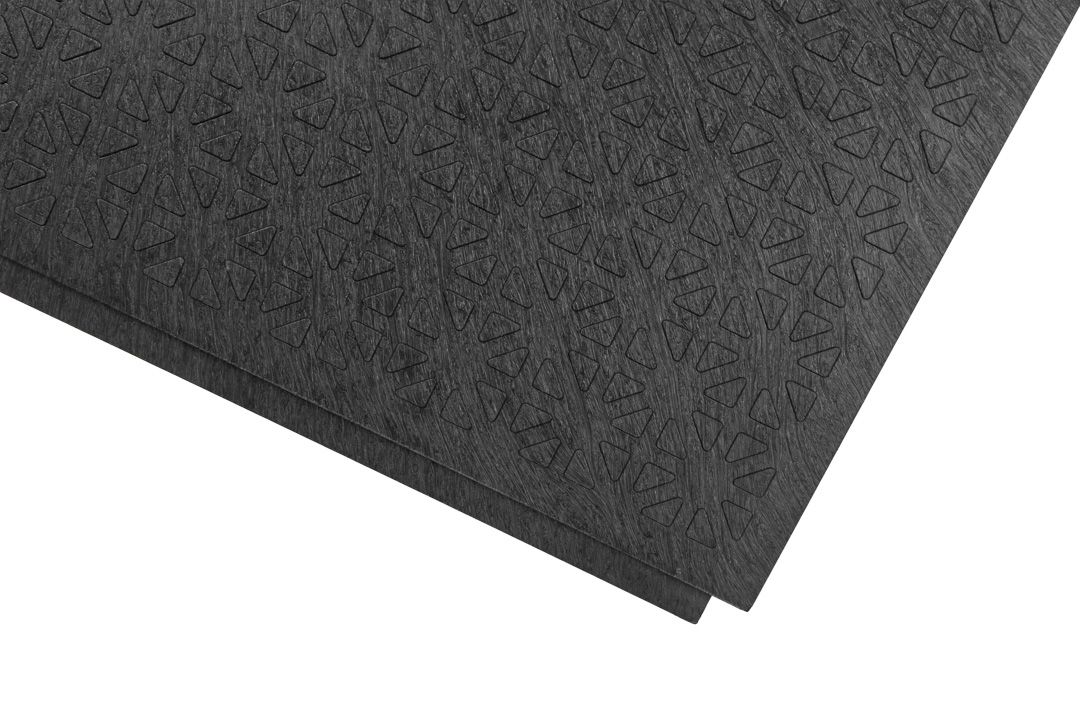 PVC-Bodenfliese BTB Basic R13/V6 490 x 490 mm, 10 mm Anthrazit