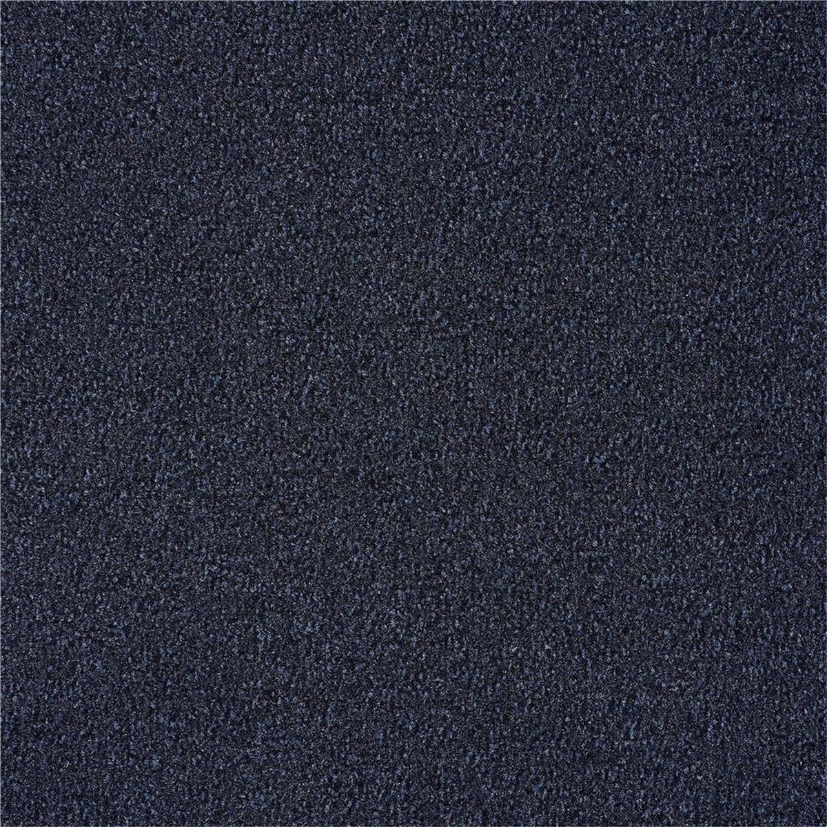 Teppichfliesen 25 x 100 cm selbsthaftend Infloor-Girloon Chip/Melange Blau 353 meliert