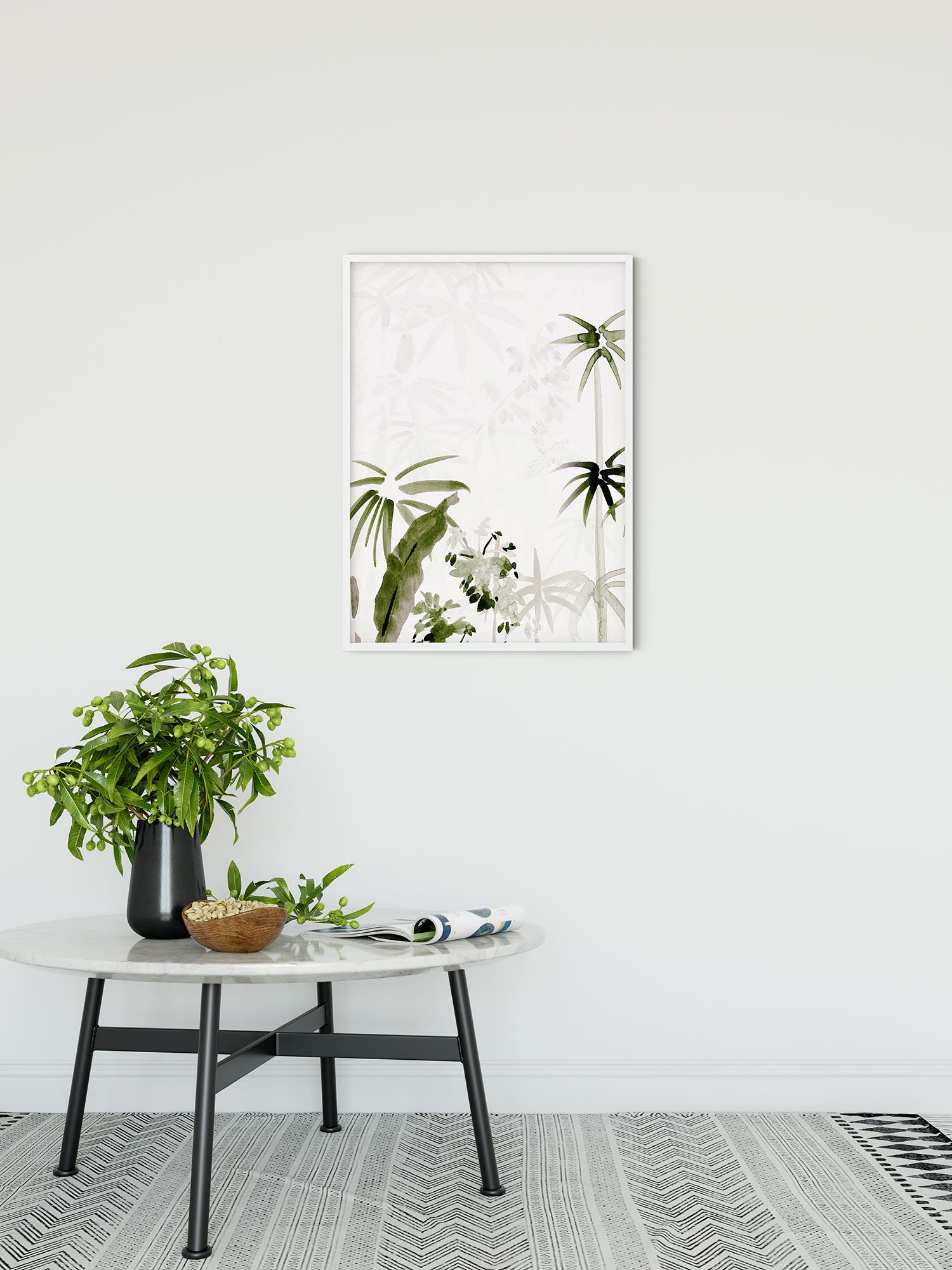 Komar Wandbild - Bamboo Drawing - Größe: 30 x 40 cm