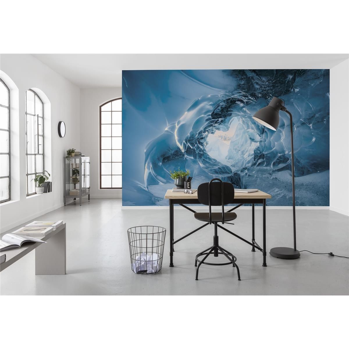 Vlies Fototapete - The Eye of the Glacier - Größe 450 x 280 cm