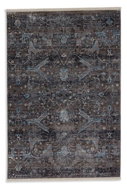 Teppich MYSTIK Grau-Blau - 160 cm x 235 cm
