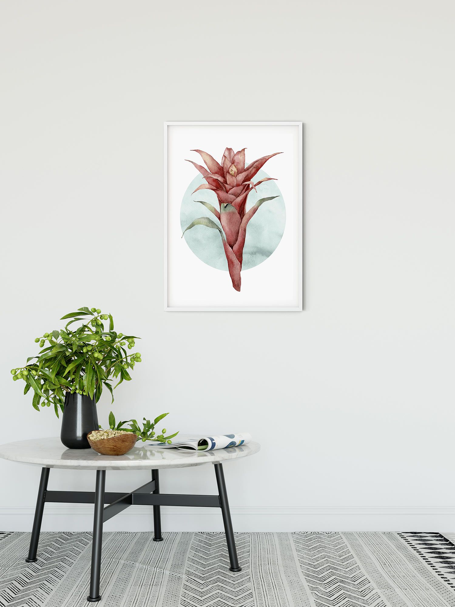 Komar Wandbild - Funky Flower - Größe: 30 x 40 cm