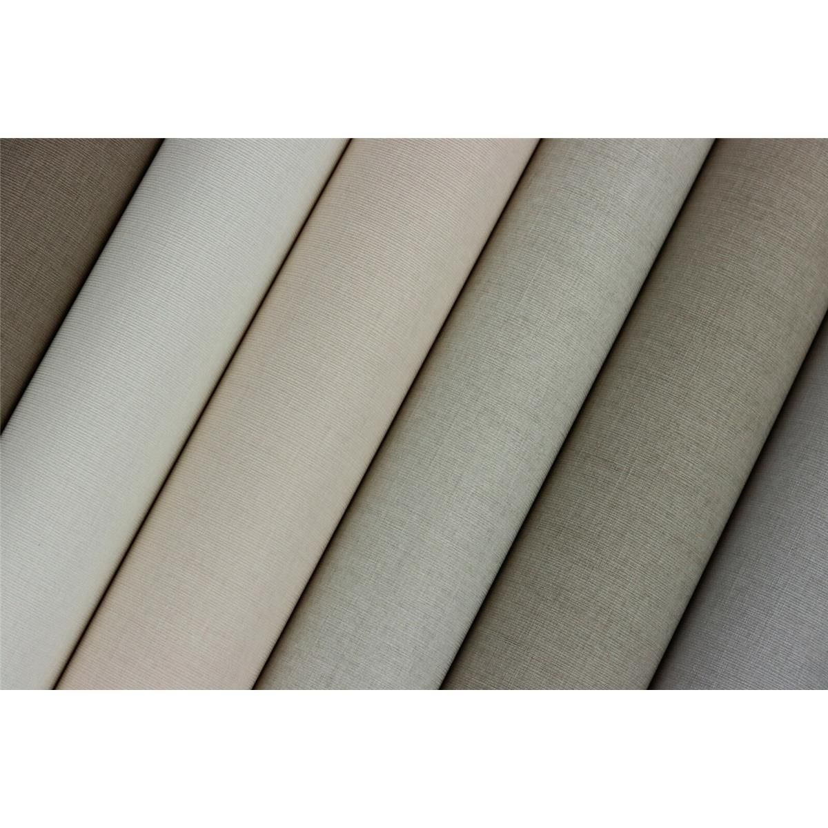 Tapete Basic universell Vinyltapete Leinen dunkel ansatzfrei 53 cm x 10,05 m