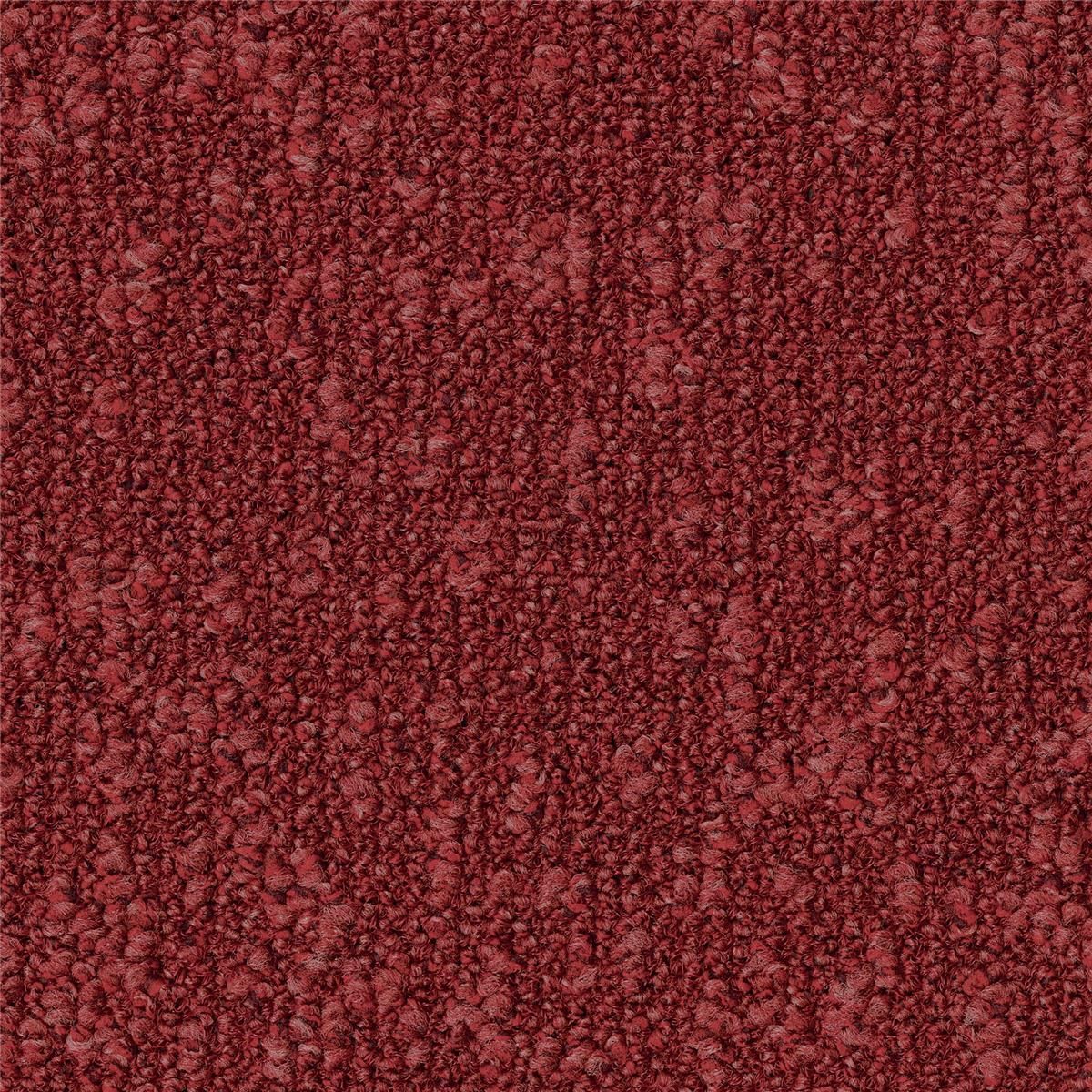 Teppichfliesen 50 x 50 cm Schlinge strukturiert AirMaster Tones AA70 4312 Rot Textur