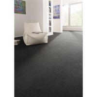 Teppichfliesen 25 x 100 cm selbsthaftend Infloor-Girloon Chiffon/Pearl Braun 870 uni