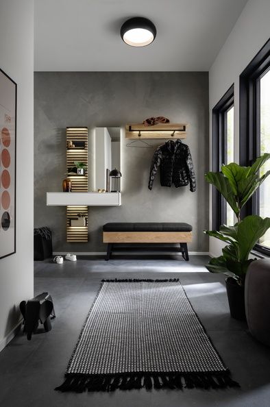 Teppich COTTAGE Schwarz - 120 cm x 180 cm