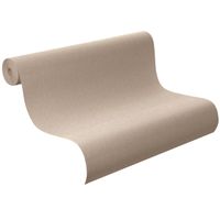 Tapete Basic universell Vinyltapete Braun ansatzfrei 53 cm x 10,05 m