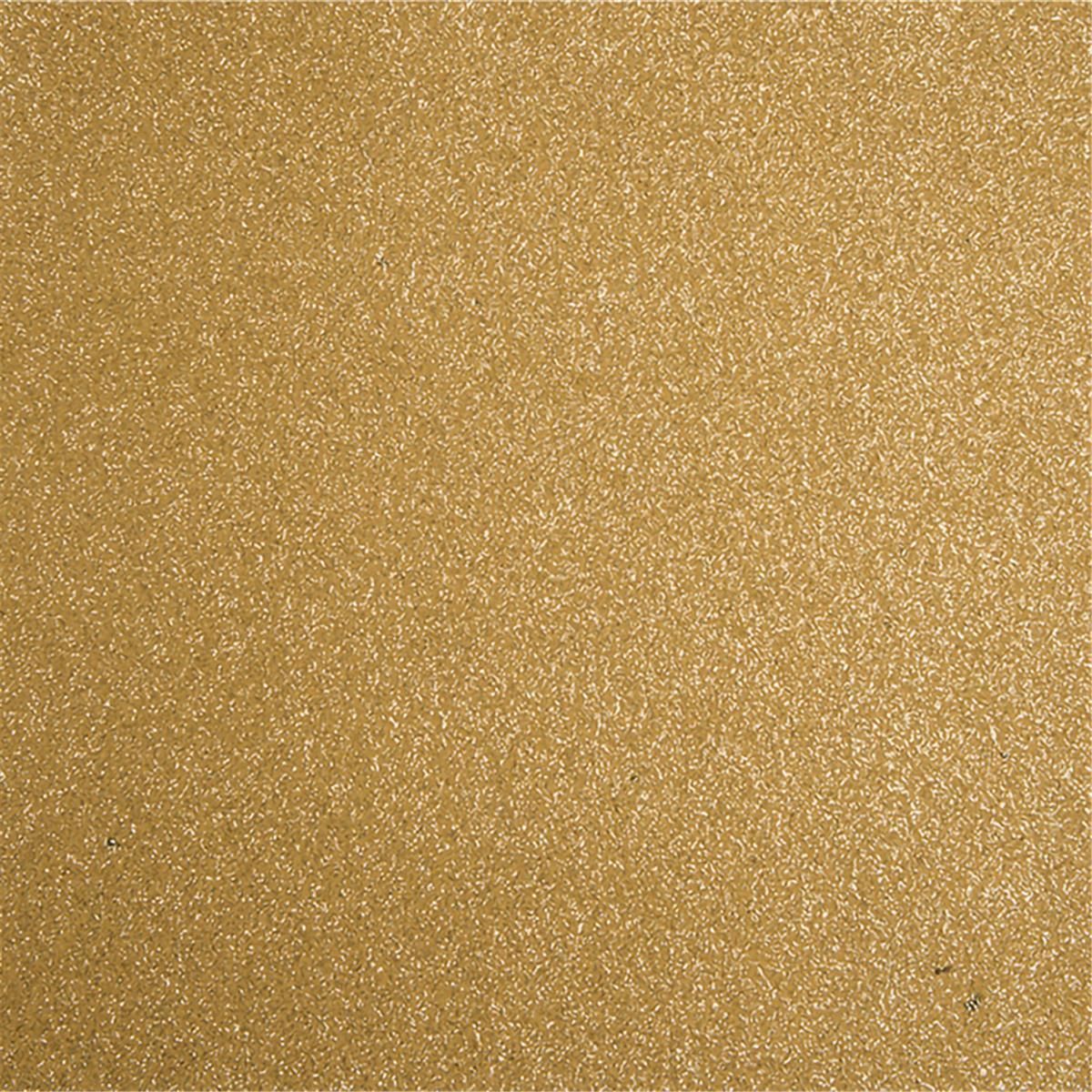 Messeboden Flacher-Nadelvlies-mit-Pailetten EXPOGLITTER Gold 5033 ohne Schutzfolie - Rollenbreite 200 cm