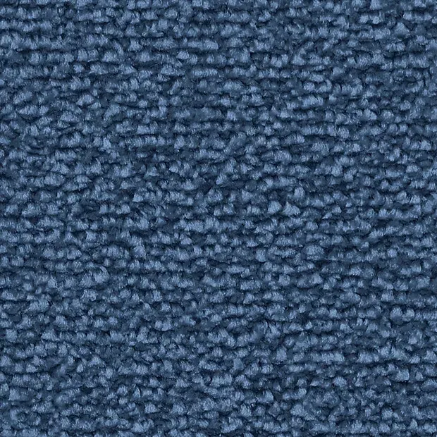 Teppichboden DAS TEPPICHWERK Superior 1064 LYRICA Velours Blau 3Q61 - Rollenbreite 400 cm