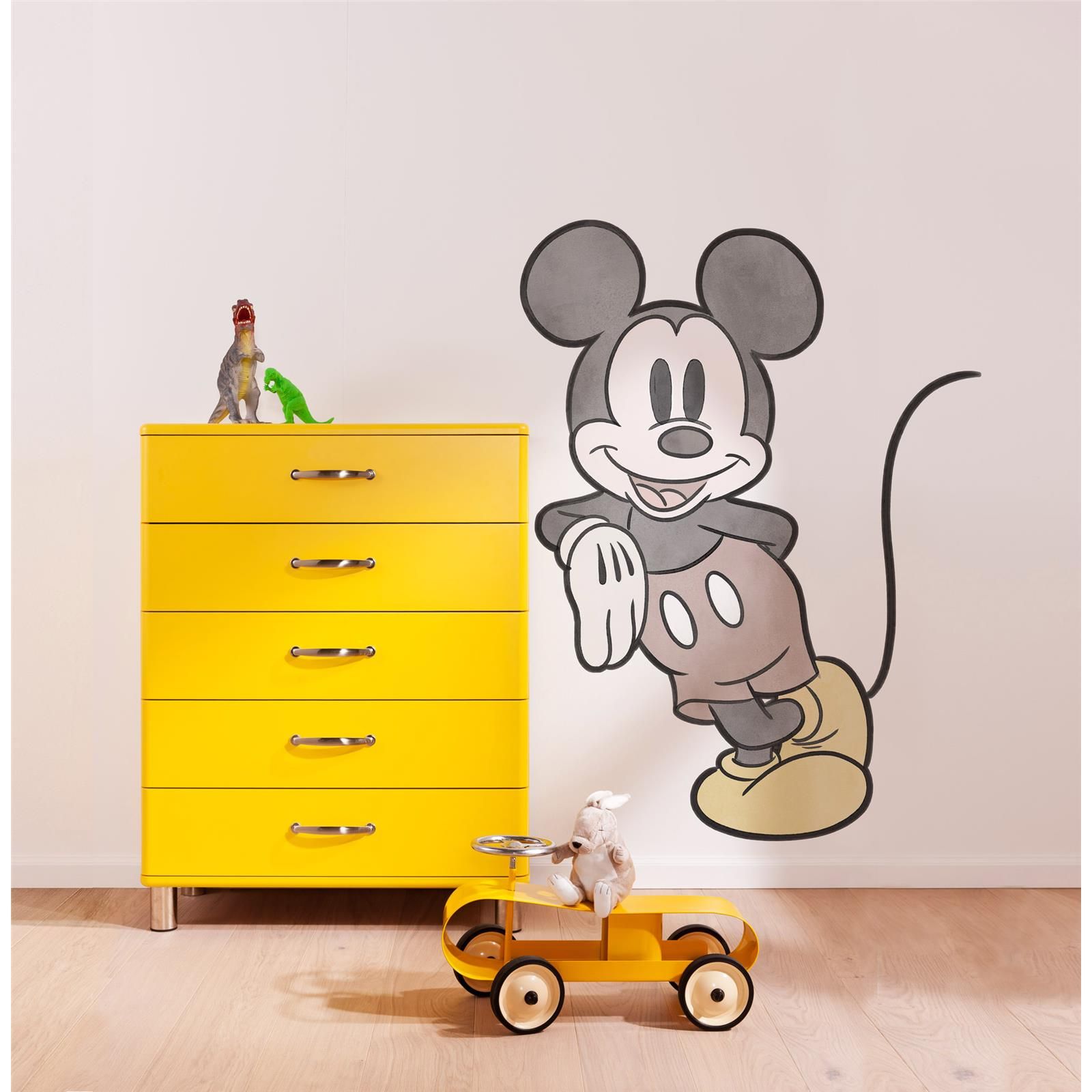 Selbstklebende Vlies Fototapete/Wandtattoo - Mickey Essential - Größe 100 x 127 cm