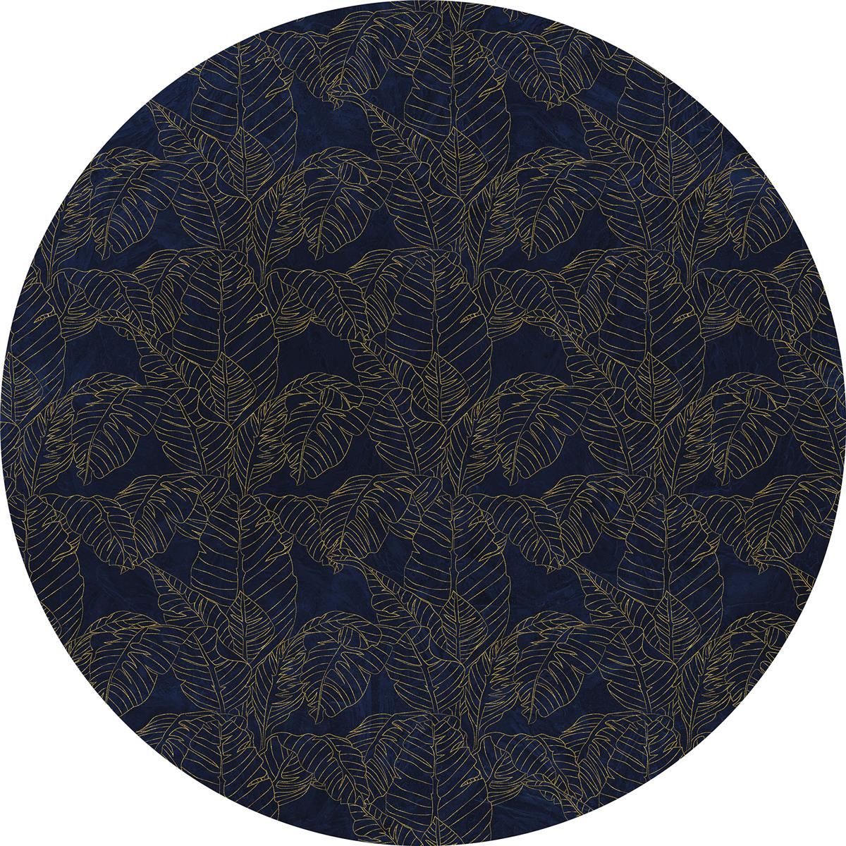 Selbstklebende Vlies Fototapete/Wandtattoo - Royal Blue - Größe 125 x 125 cm