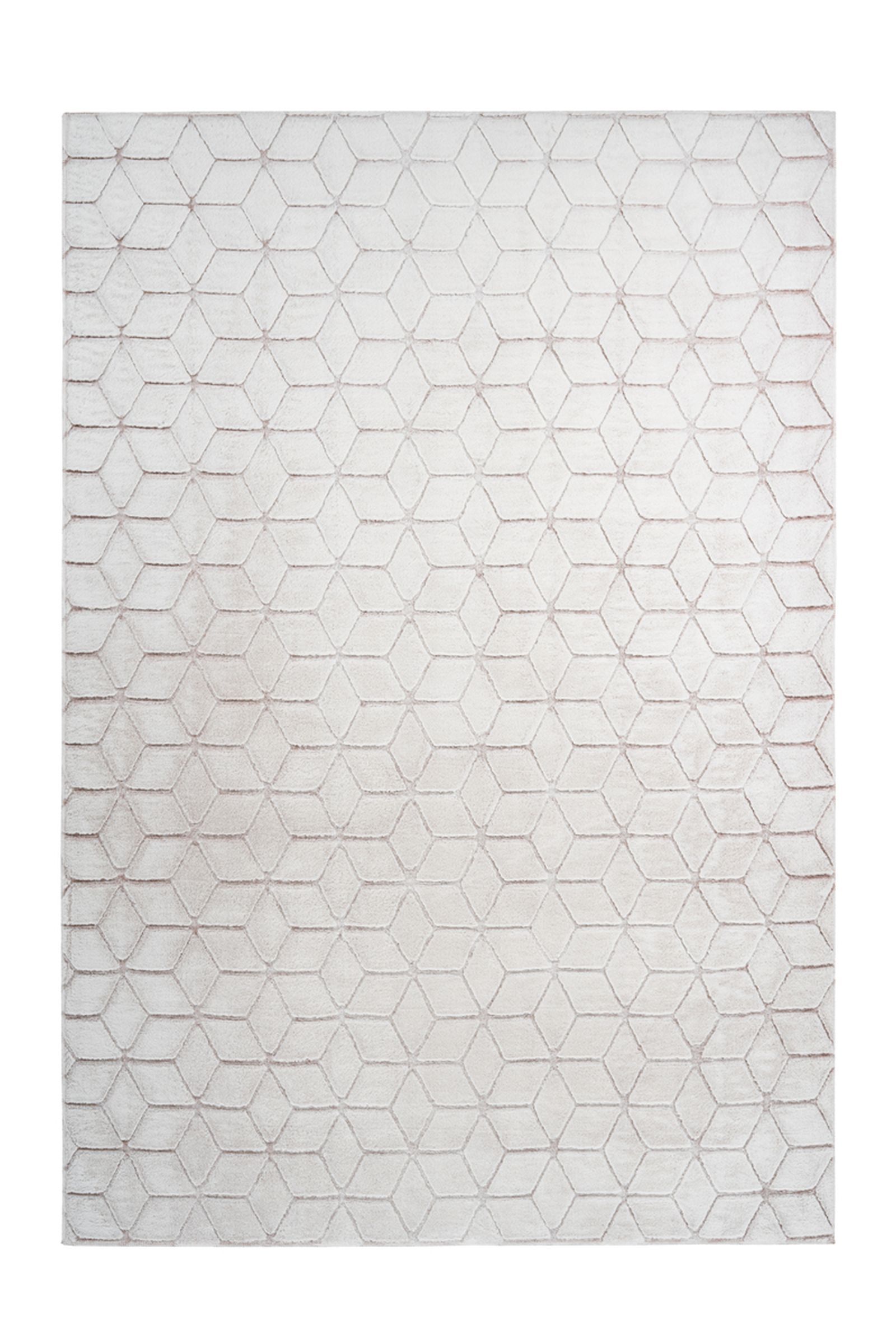 Teppich Vivica 125 Weiß / Rosé 80 cm x 150 cm