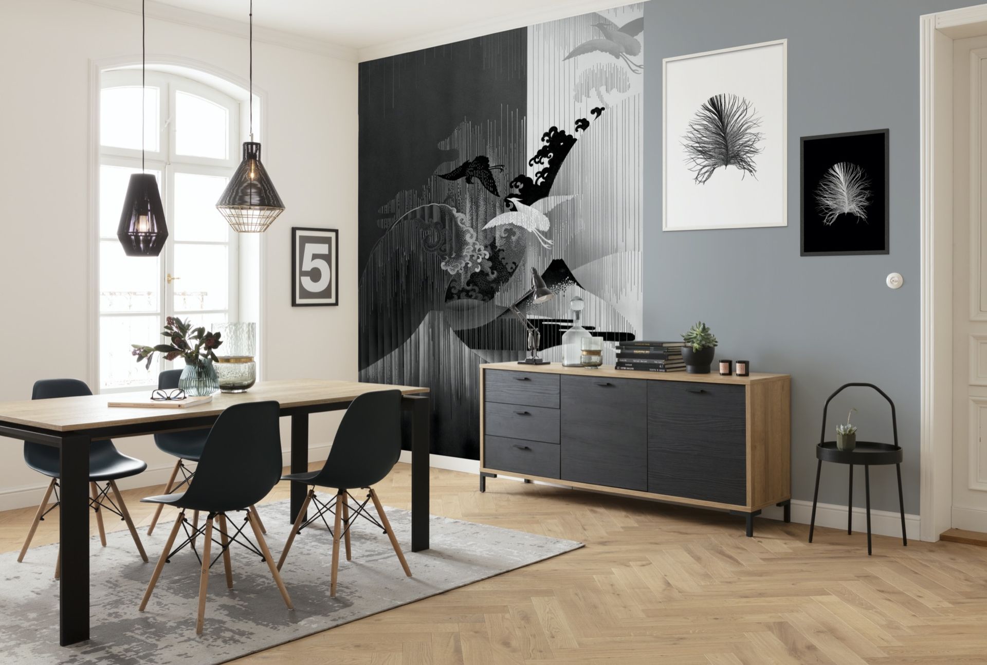 Vlies Fototapete - Yin Yang - Größe 200 x 280 cm