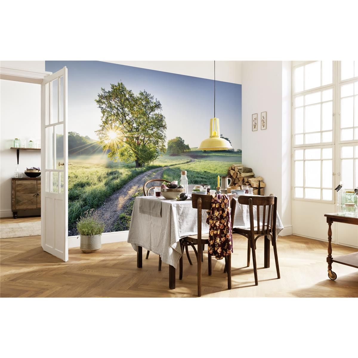 Papier Fototapete - Meadow Trail - Größe 368 x 254 cm