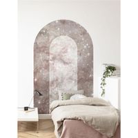 Selbstklebende Vlies Fototapete/Wandtattoo - Mauve Diamond - Größe 127 x 200 cm