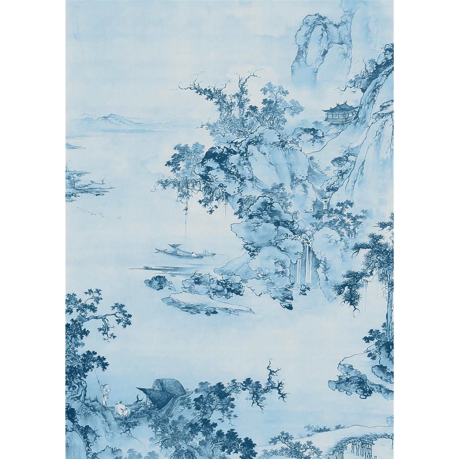 Vlies Fototapete - Blue China - Größe 200 x 280 cm