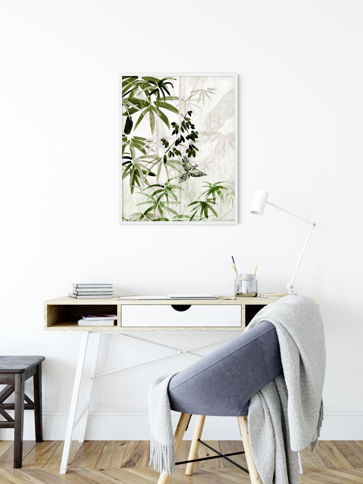 Komar Wandbild - Bamboo Forest - Größe: 40 x 50 cm