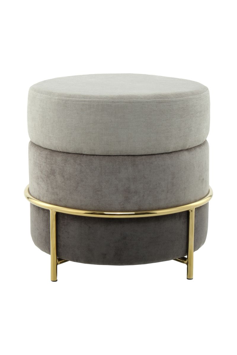 Hocker Matilda 225 Grau - 48,5 cm (L) x 48,5 cm (B) x 46 cm (H)