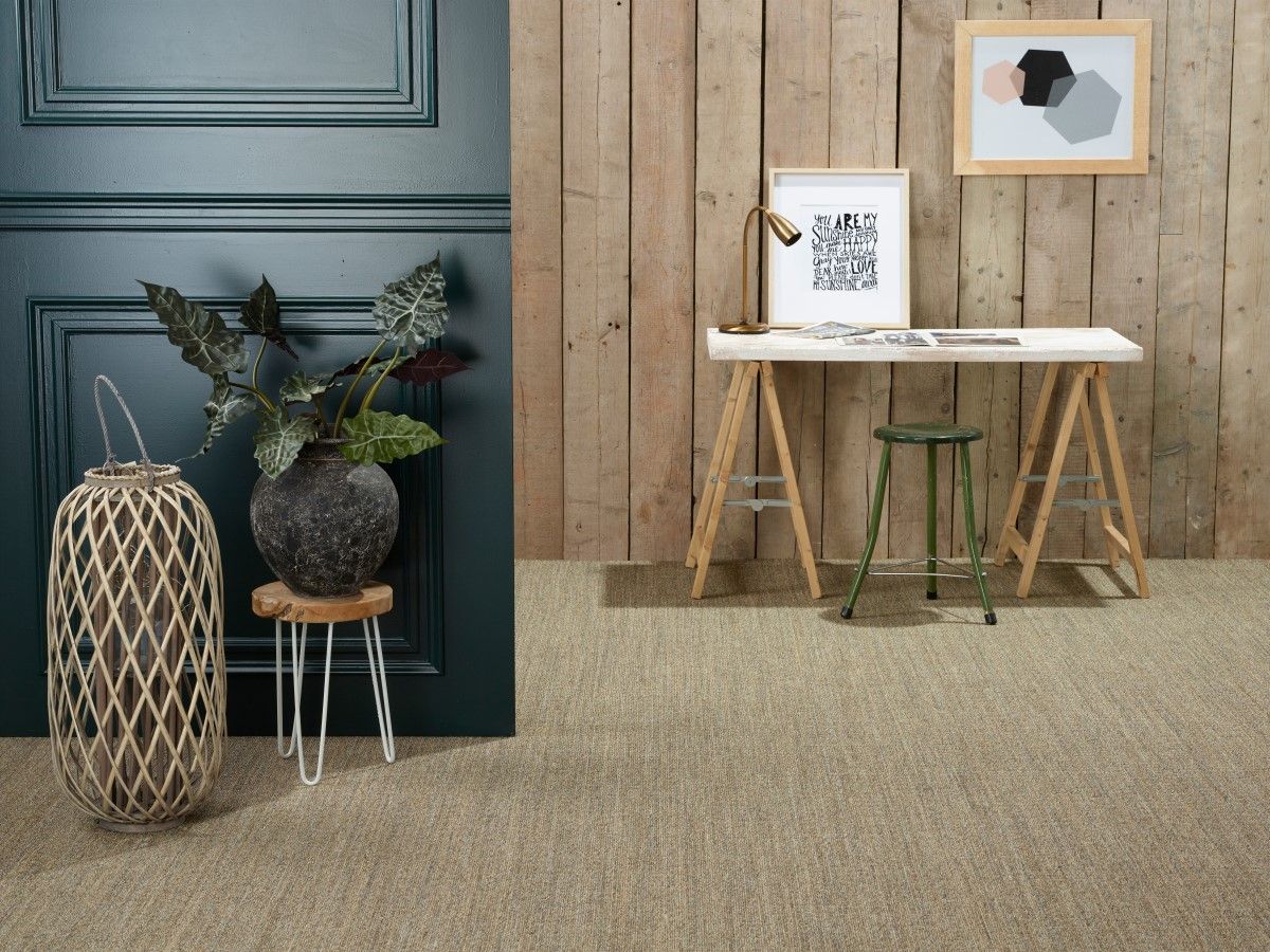 Sisal Teppichboden Bouclé Braun 8033 Small-Boucle ITC uni - Rollenbreite 400 cm
