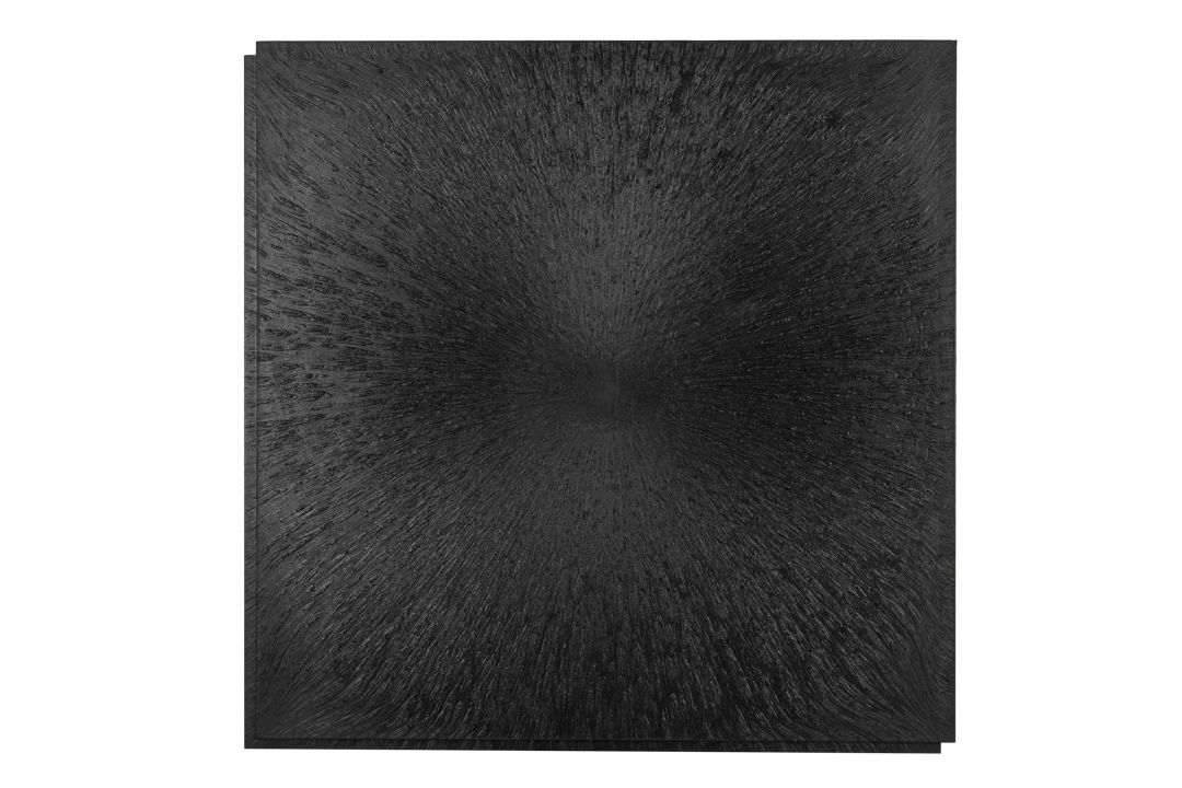 PVC-Bodenfliese BTB Basic 490 x 490 mm, 10 mm Schwarz