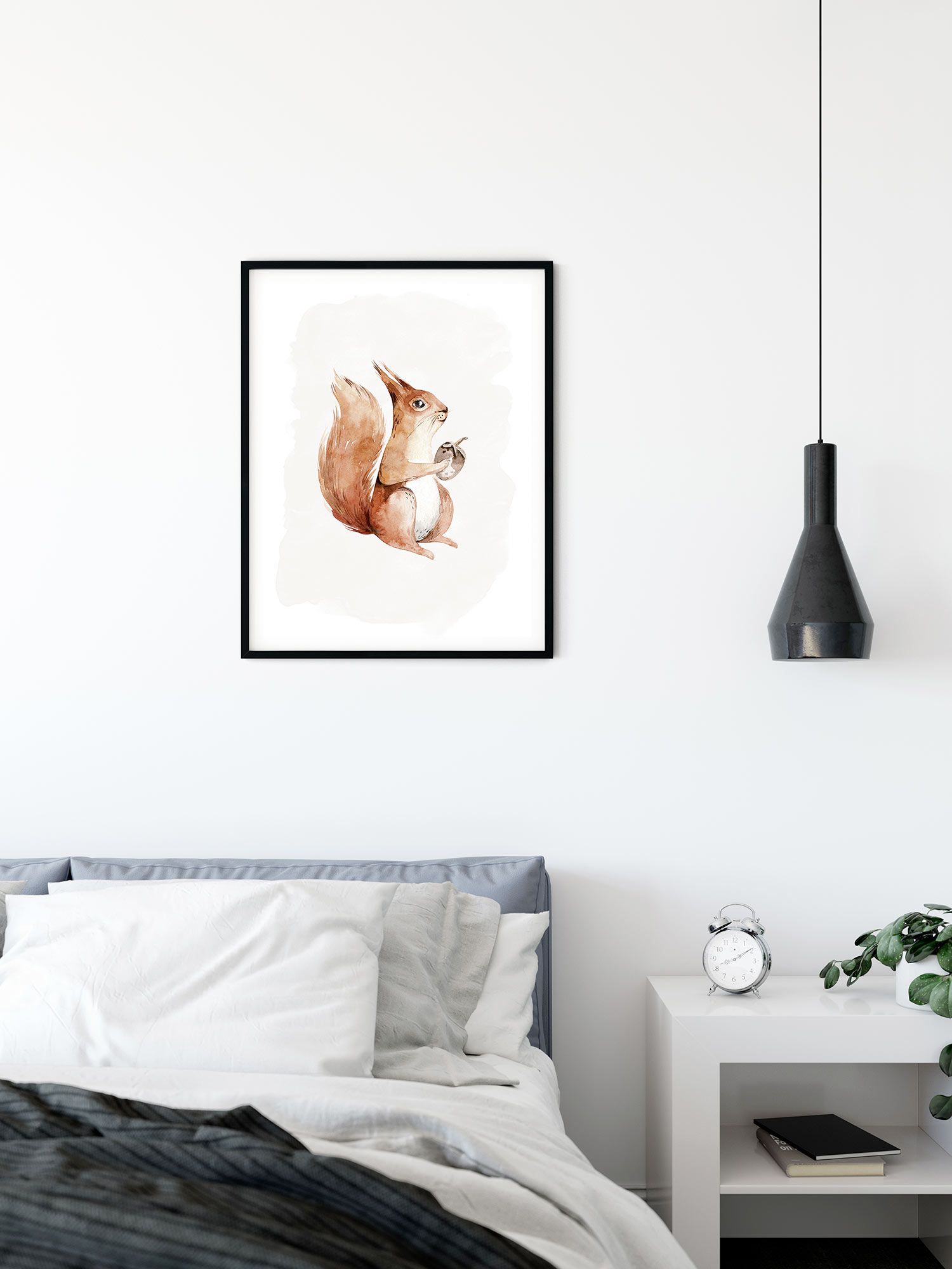 Komar Wandbild - Hungry Squirrel - Größe: 40 x 50 cm