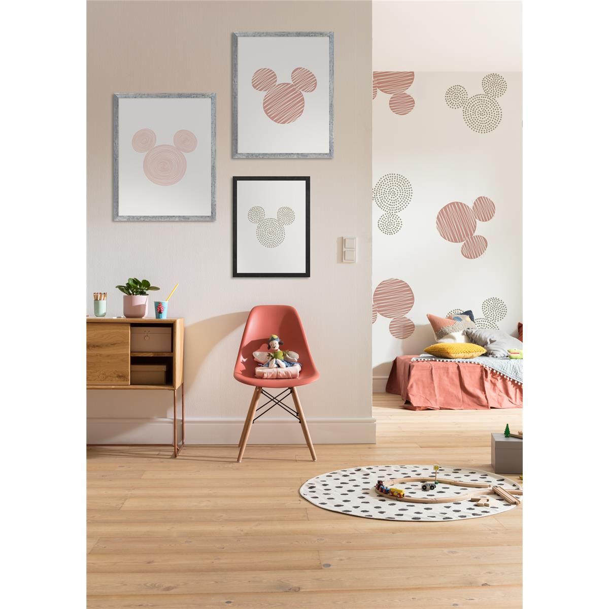 Vlies Fototapete - Mickey´s Cuties - Größe 300 x 250 cm