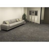 Teppichfliesen 25 x 100 cm selbsthaftend Infloor-Girloon Contura Grau 860 gemustert