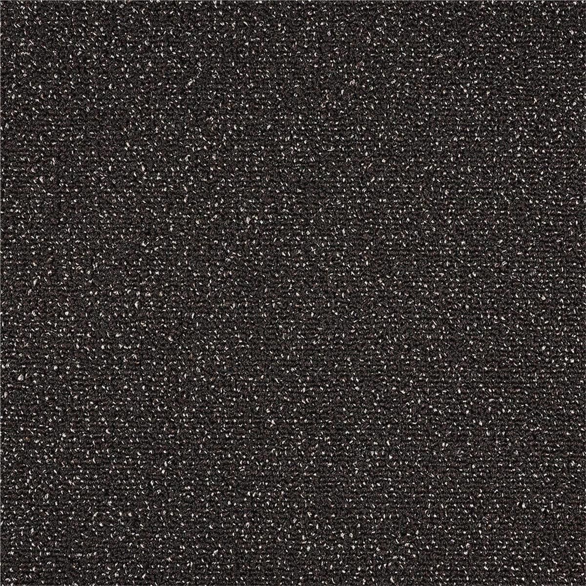 Teppichfliesen 25 x 100 cm selbsthaftend Infloor-Girloon Circo/Loop-Cross Braun 760 meliert