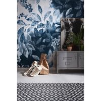 Vlies Fototapete - Idyllic Indigo - Größe 200 x 250 cm