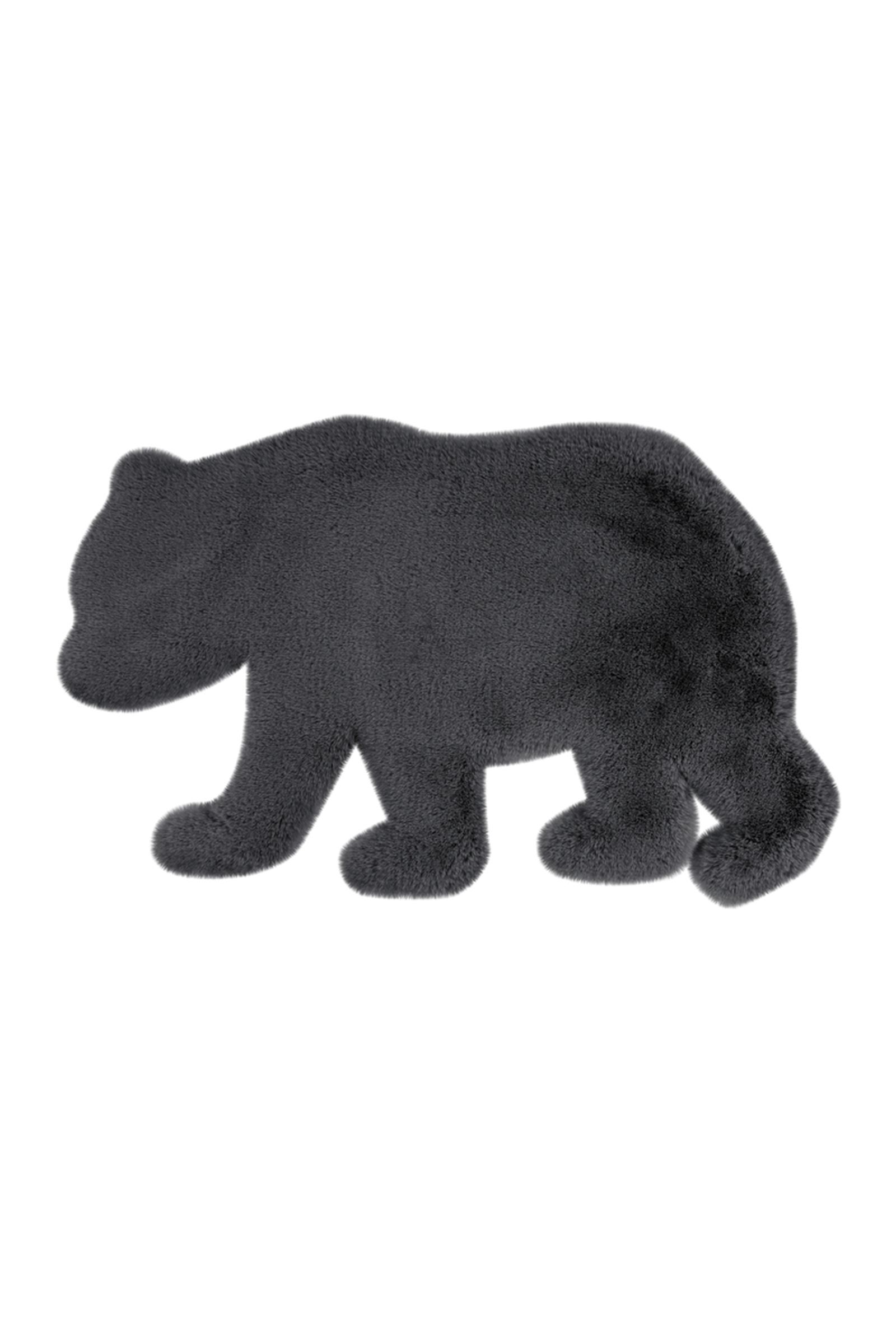 Teppich Lovely Kids 225-Bear Anthrazit 53 cm x 90 cm