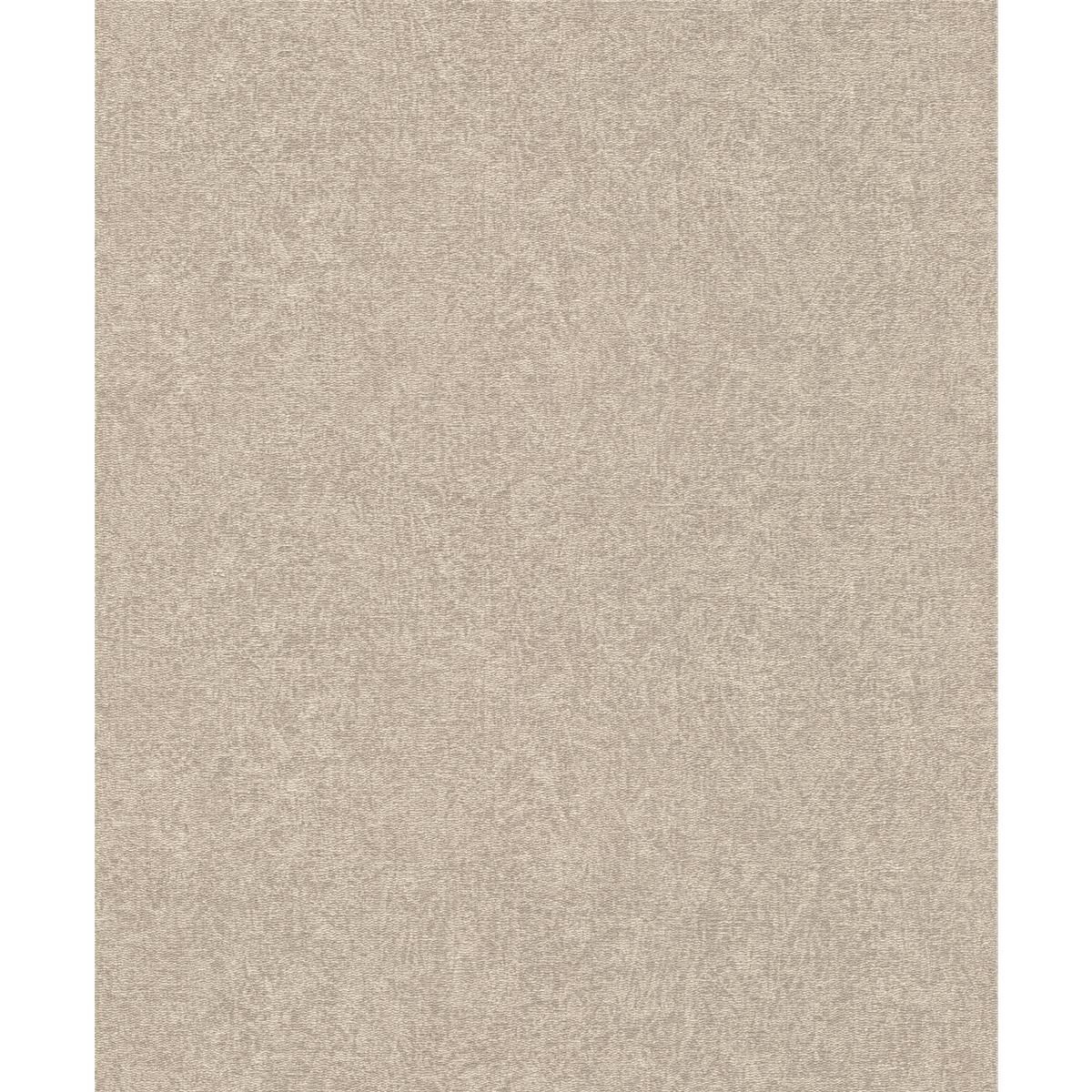 Tapete Basic uni Vinyltapete Taupe ansatzfrei 53 cm x 10,05 m