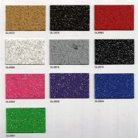 Messeboden Flacher-Nadelvlies-mit-Pailetten EXPOGLITTER Fushia 9302 ohne Schutzfolie - Rollenbreite 200 cm