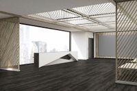 Korkboden Vinyltrend Wood Vinyl zum Kleben Graphite 1220 x 185 mm