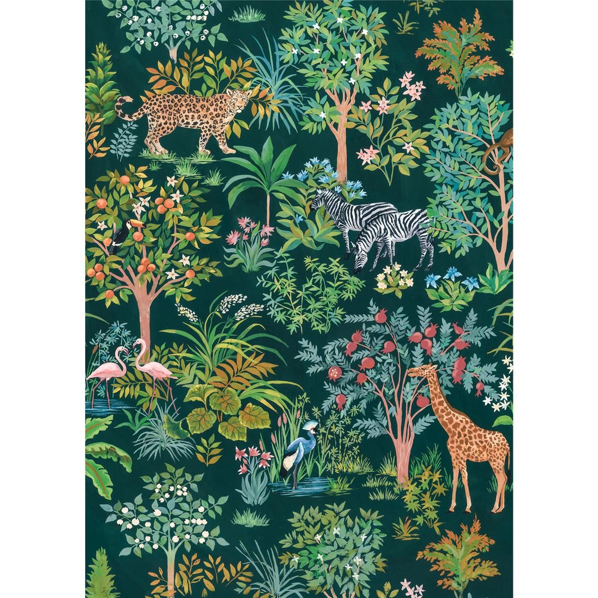 Vlies Fototapete - Happy Jungle - Größe 200 x 280 cm