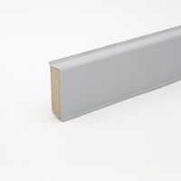Sockelleiste Cubu flex life 40 Lichtgrau 1012 (10 Stück) - 1,3 x 4 x 250 cm