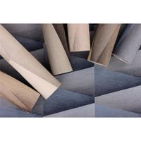 Tapete Modern graphisch Vinyltapete Anthrazit versetzter Ansatz 53 cm x 10,05 m
