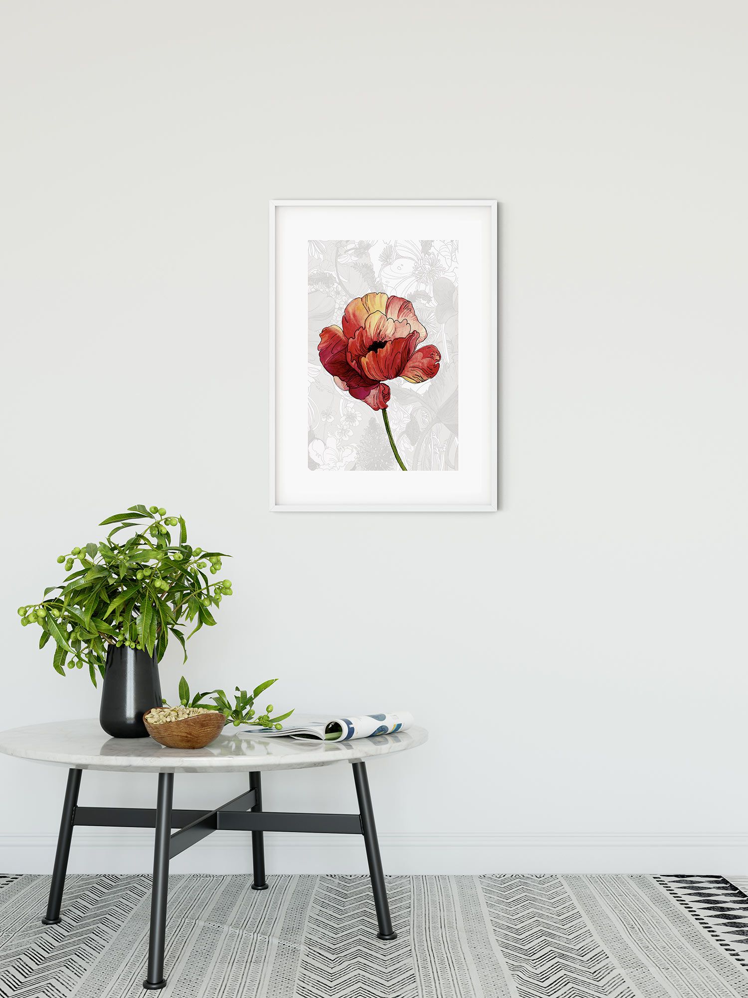 Komar Wandbild - Amora - Größe: 30 x 40 cm