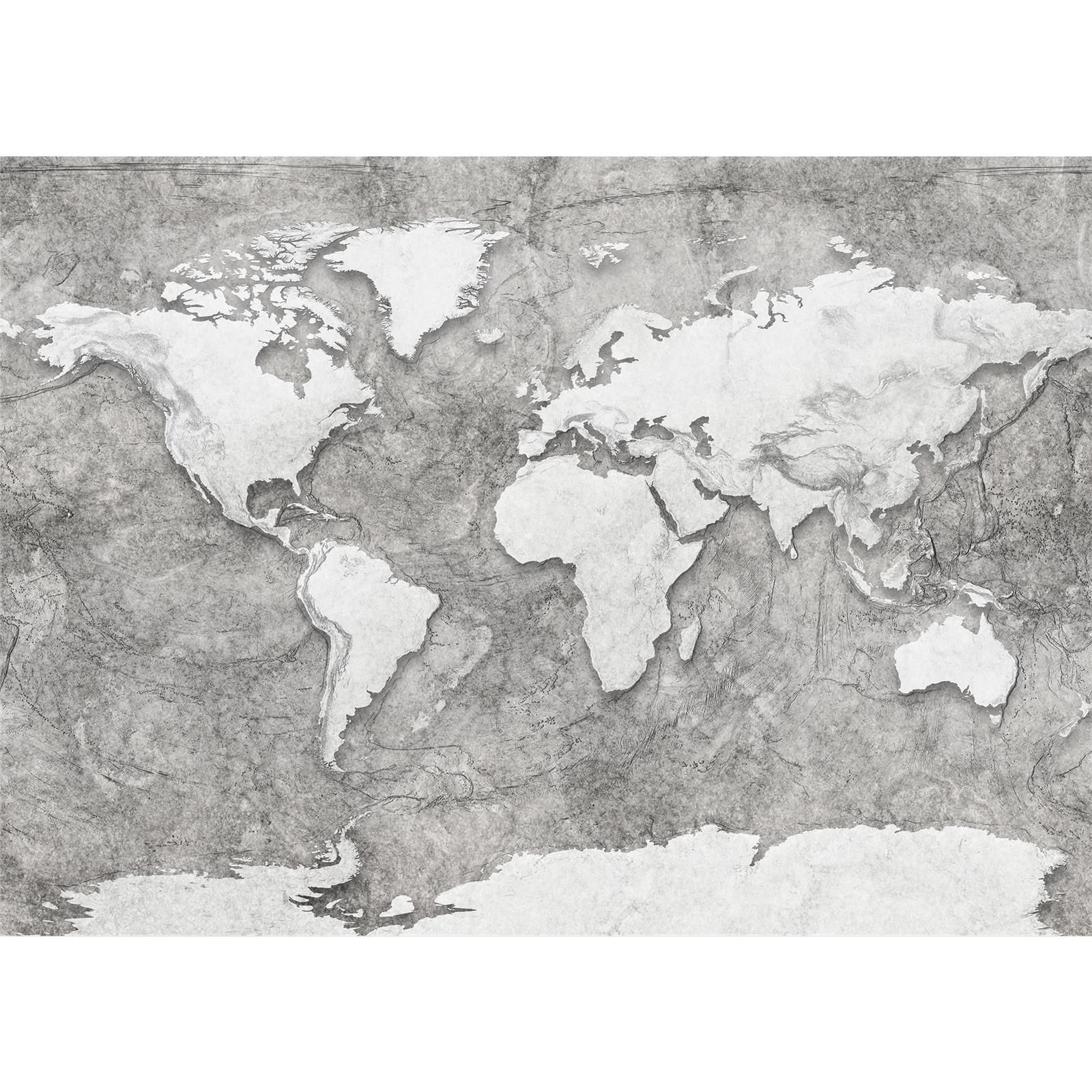 Vlies Fototapete - World Relief  - Größe 350 x 250 cm