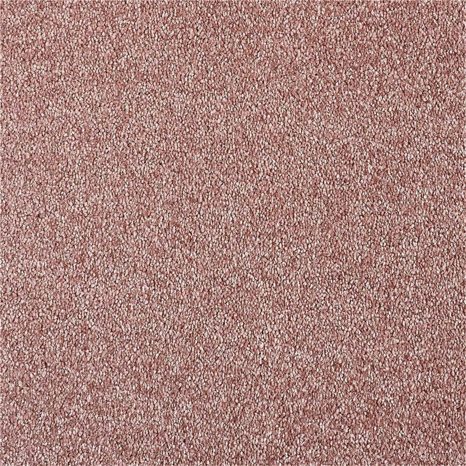 Teppichfliesen 25 x 100 cm selbsthaftend INFLOOR-GIRLOON Couture/Shine Rosa 121 uni