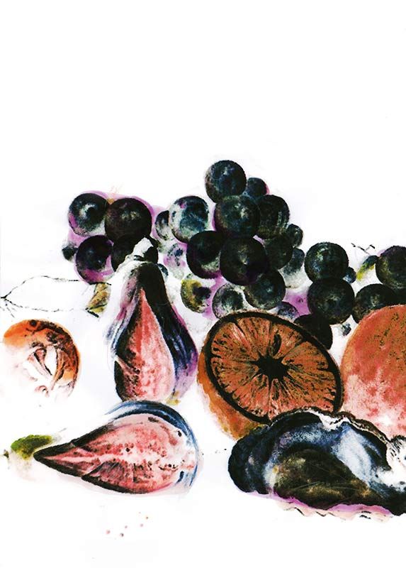 Komar Wandbild - Fruits d'automne  - Größe: 50 x 70 cm