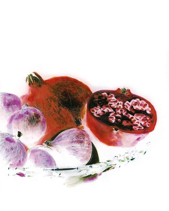 Komar Wandbild - Dinner Mediterranean  - Größe: 40 x 50 cm