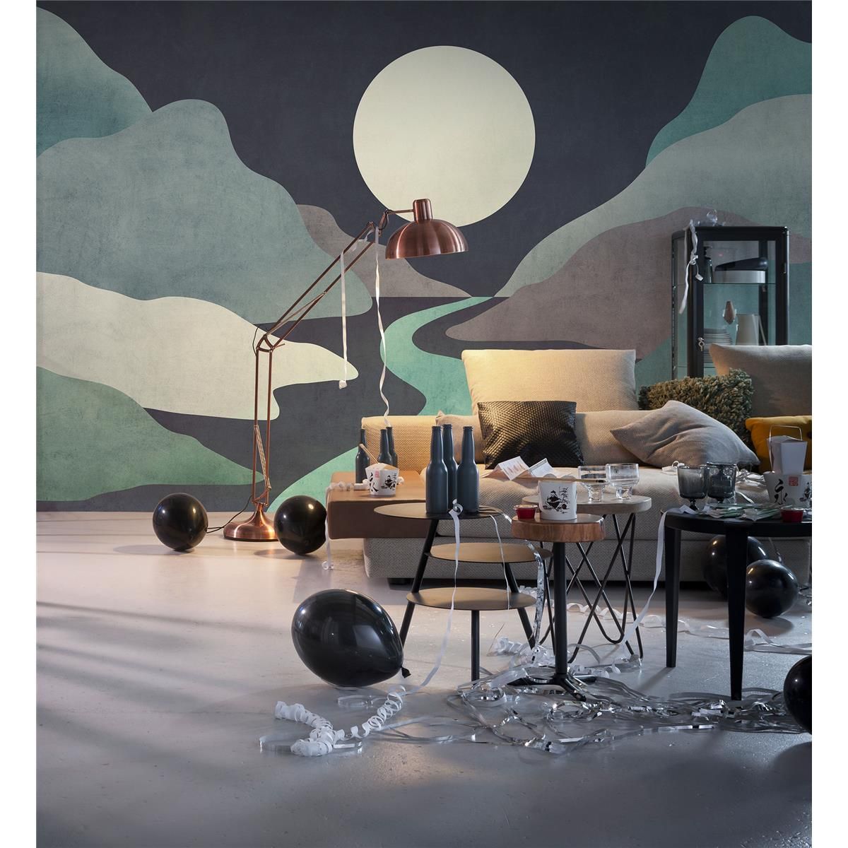 Vlies Fototapete - Moonlight Monumental  - Größe 400 x 250 cm