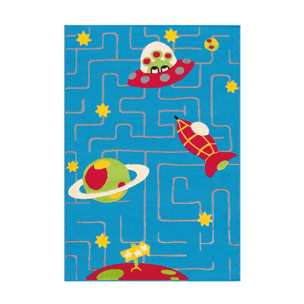 Teppich Lol Kids 4420 Multi / Blau 100 cm x 150 cm