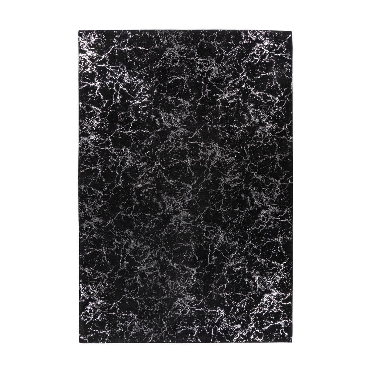 Teppich Bijou 225 Schwarz / Silber 80 cm x 150 cm