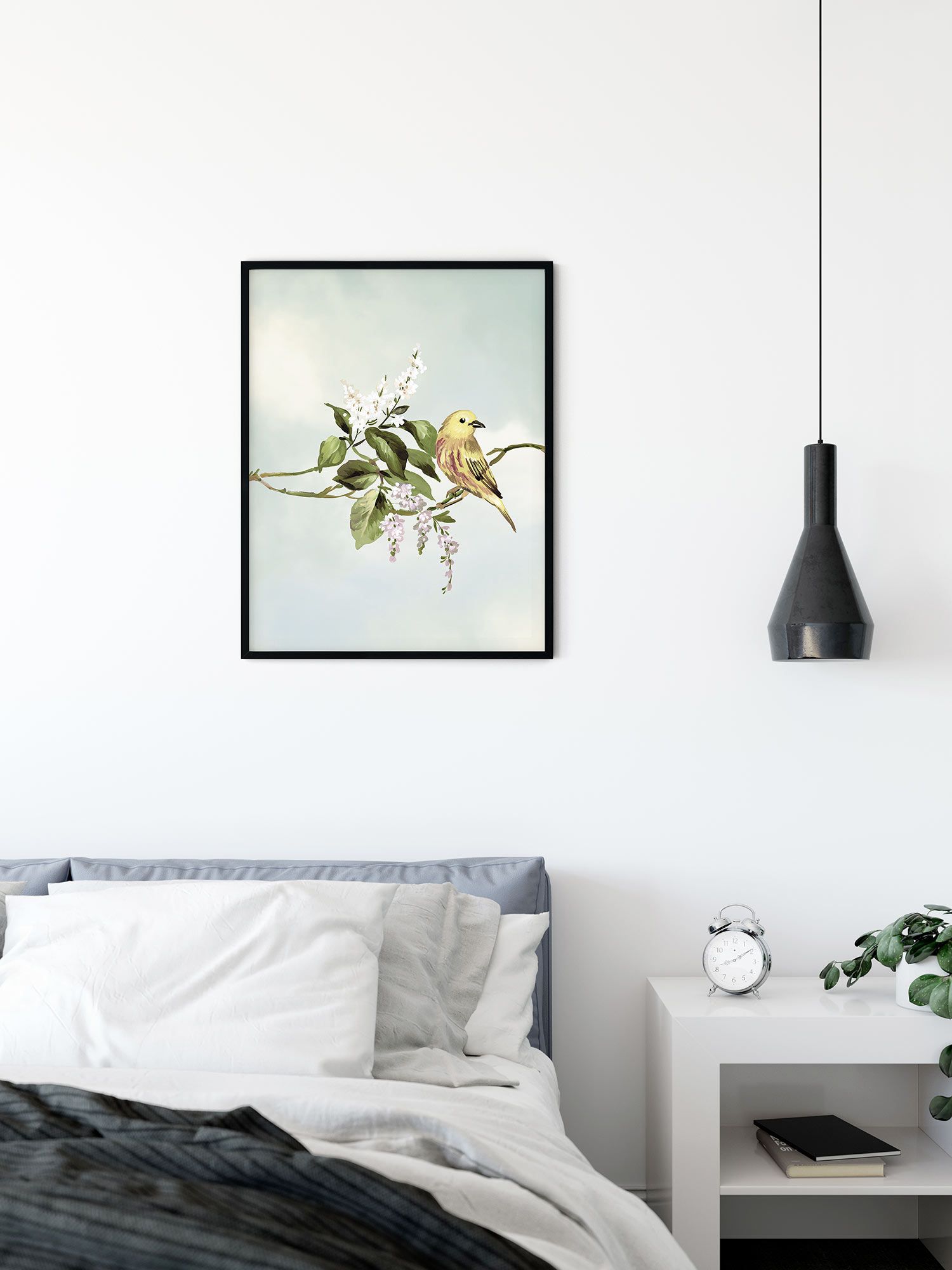 Komar Wandbild - Gazouillis des Oiseaux - Größe: 40 x 50 cm