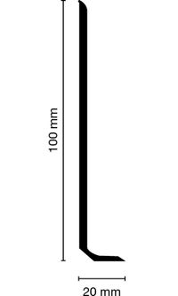 Döllken WL 100 Weichsockelleiste 146 dunkelgrau 5000 cm