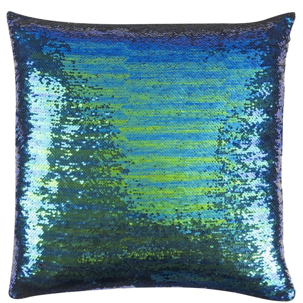 Kissen (gefüllt) KI Freundin Paradise 13 grün-blau-schwarz B:45cm L:45cm