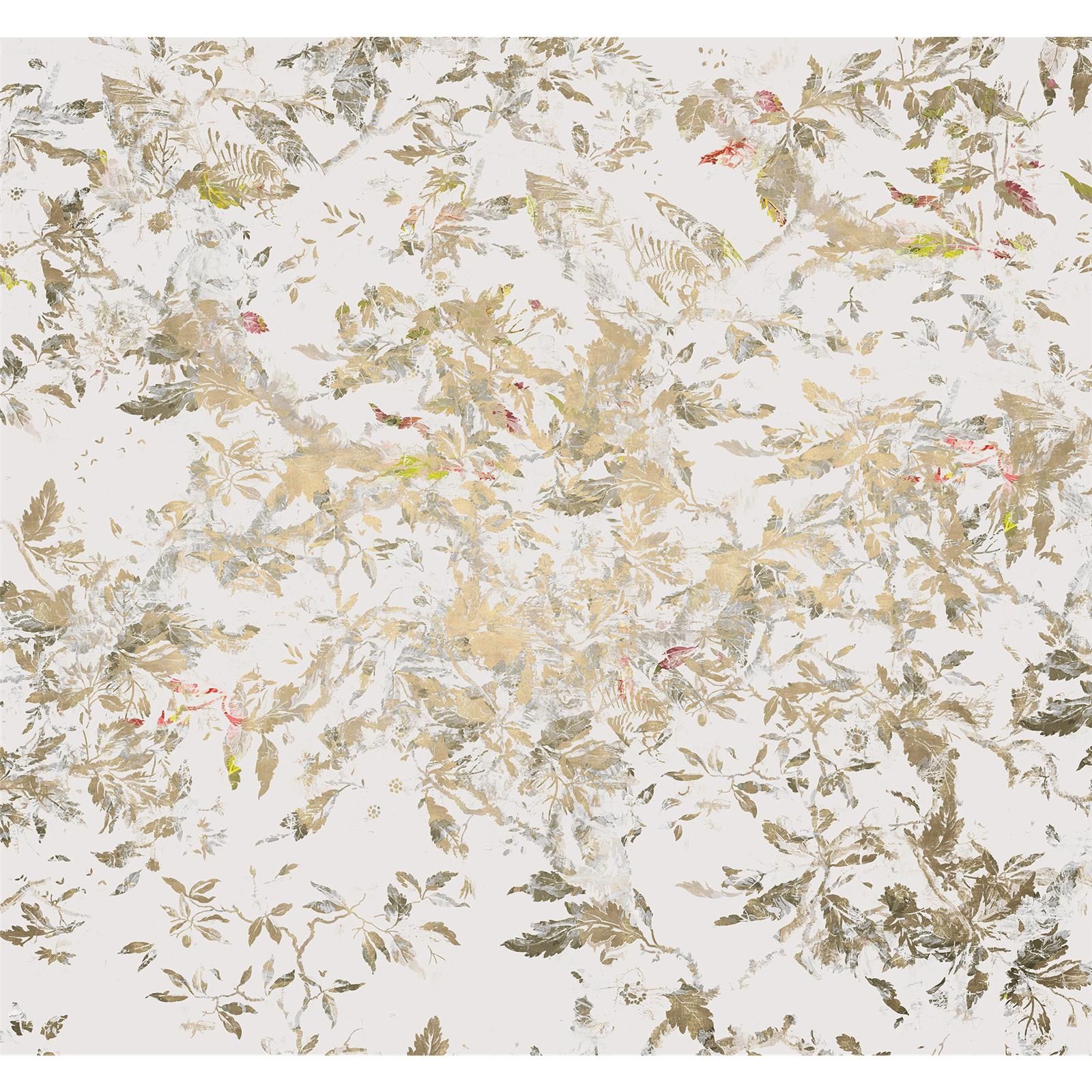 Vlies Fototapete - Golden Feathers - Größe 400 x 280 cm