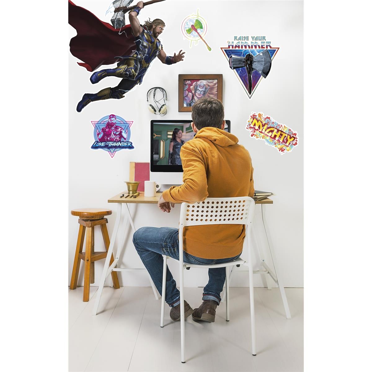 Wandtattoo - Thor4 - Mighty Thor  - Größe 100 x 70 cm